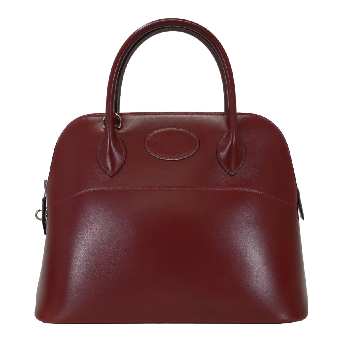 [Pre-loved] HERMES Shoulder bag Bolide31 Rouge H Box Calf Silver HW Stamp □D[USED SA][Authentic]