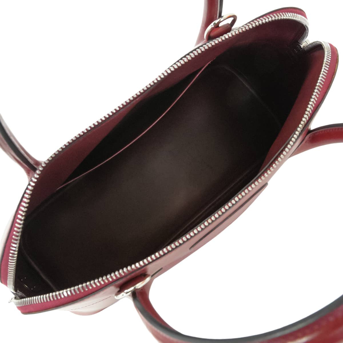 [Pre-loved] HERMES Shoulder bag Bolide31 Rouge H Box Calf Silver HW Stamp □D[USED SA][Authentic]