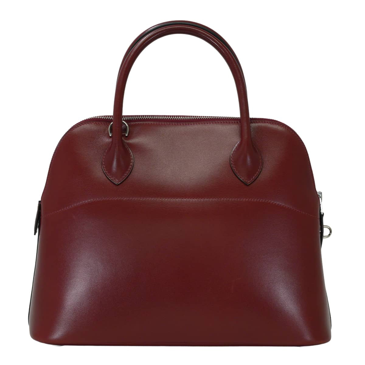 [Pre-loved] HERMES Shoulder bag Bolide31 Rouge H Box Calf Silver HW Stamp □D[USED SA][Authentic]