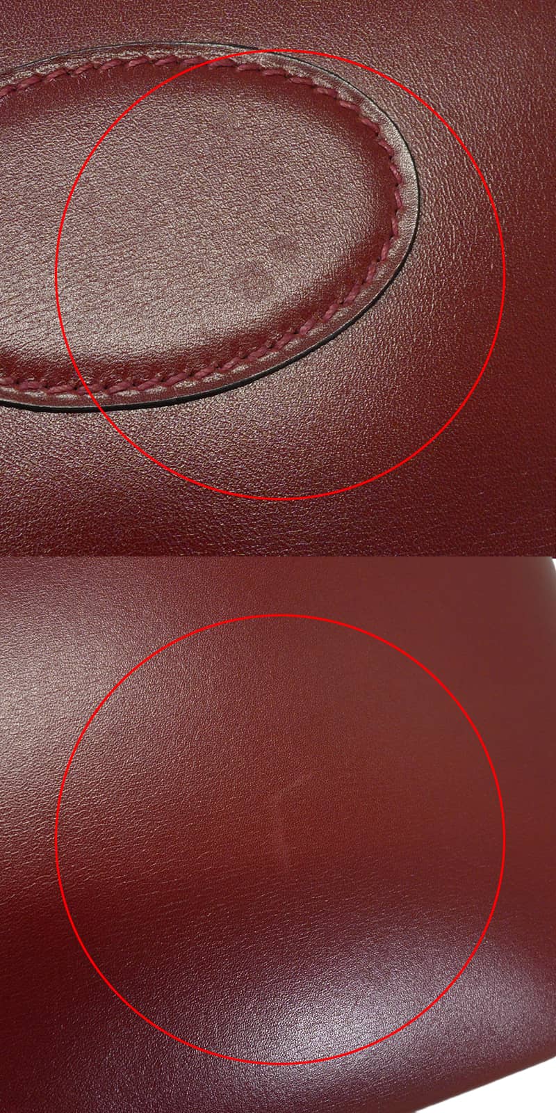 [Pre-loved] HERMES Shoulder bag Bolide31 Rouge H Box Calf Silver HW Stamp □D[USED SA][Authentic]