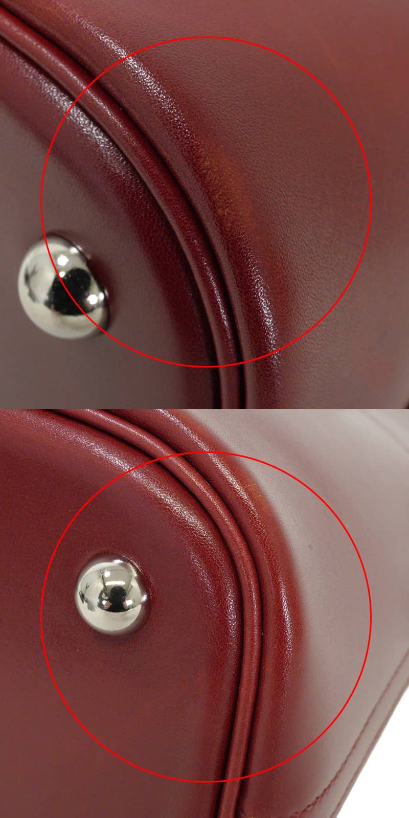 [Pre-loved] HERMES Shoulder bag Bolide31 Rouge H Box Calf Silver HW Stamp □D[USED SA][Authentic]