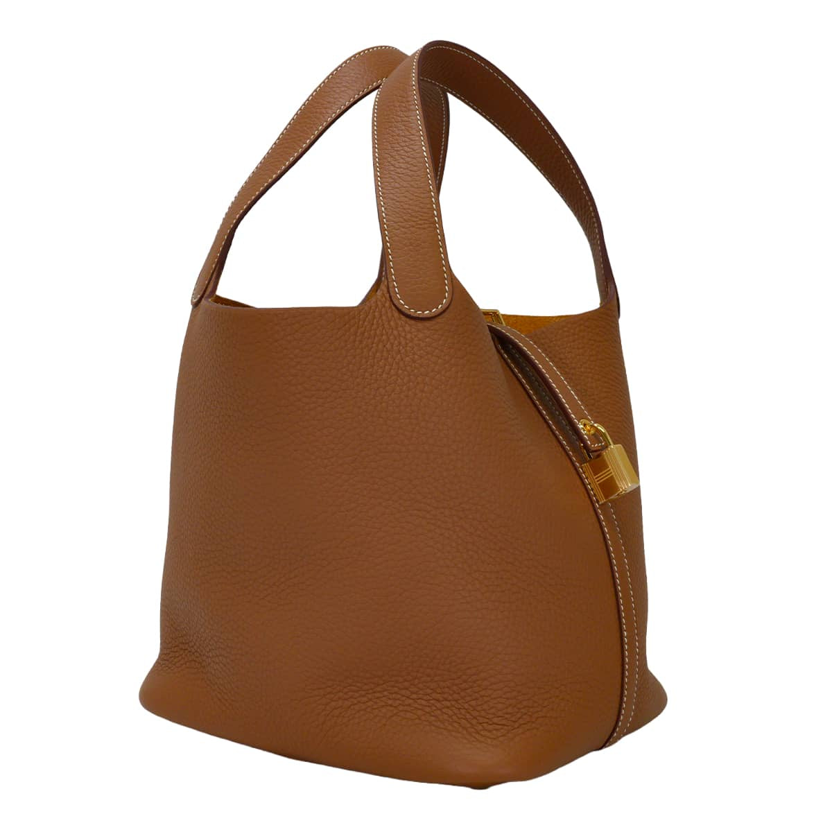 HERMES Handbag Picotin Lock 22 MM Gold Taurillon Clemence Gold HW Stamp G[BRAND NEW][Authentic]