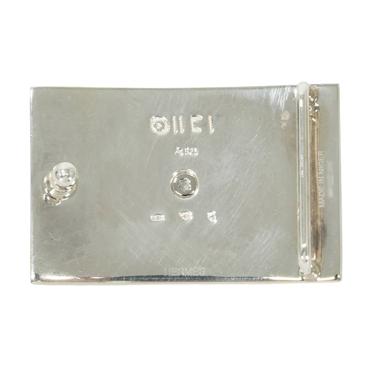 [Pre-loved] HERMES Buckle COLLIER DE CHIEN Touareg Silver Silver925 (SV925 Ag925)[LIKE NEW][Authentic]