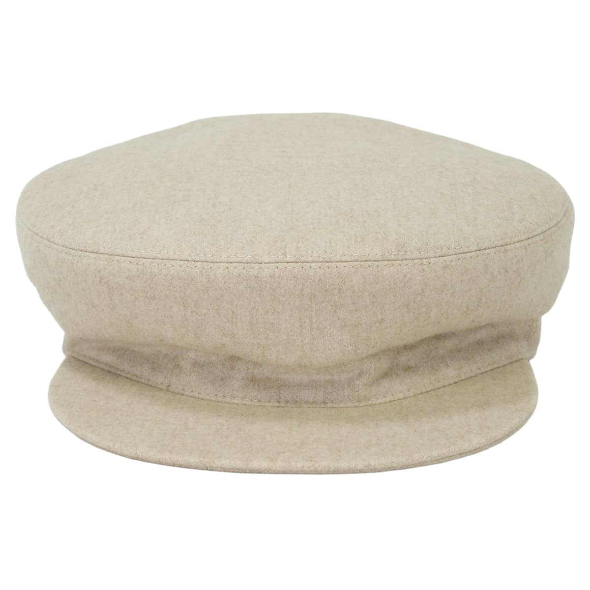 [Pre-loved] HERMES Casquette Hat Sellier buttons Deauville Beige Cashmere Silver HW[LIKE NEW][Authentic]