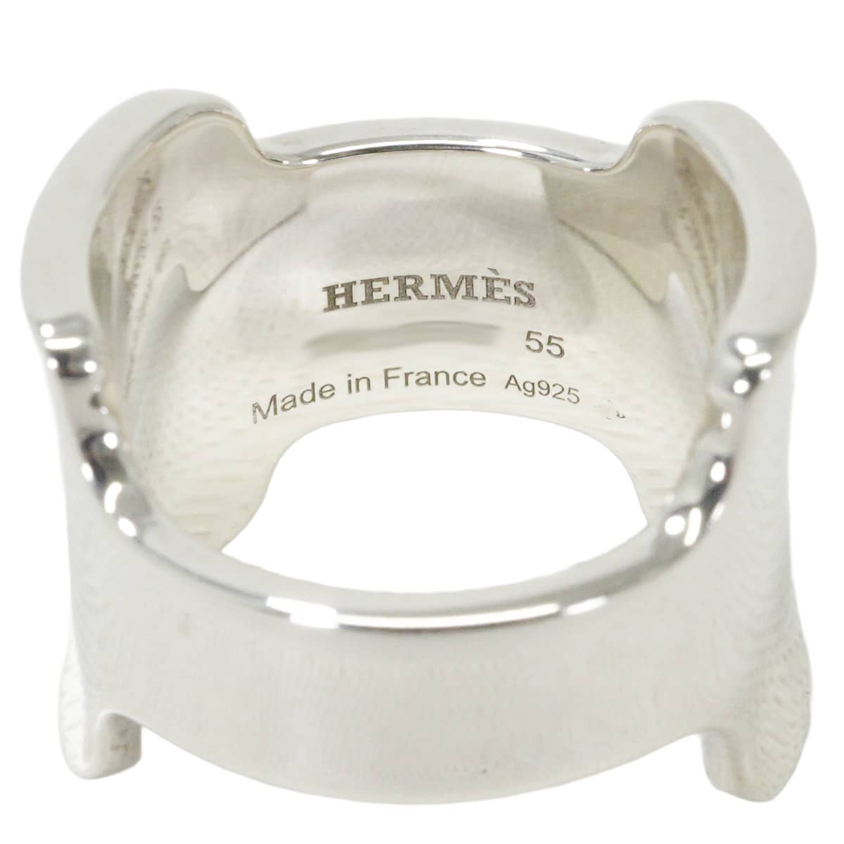 [Pre-loved] 2023SS HERMES ring Amazon GM Silver Silver925 (SV925 Ag925) #55[LIKE NEW][Authentic]