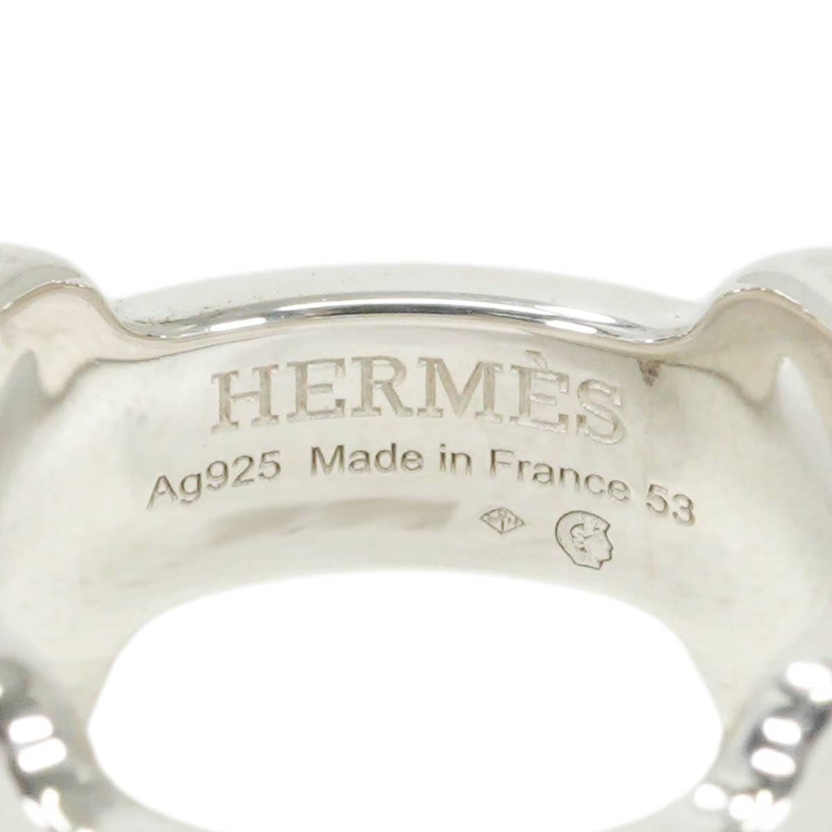 [Pre-loved] 2023SS HERMES ring Amazone PM Silver Silver925 (SV925 Ag925) #53[LIKE NEW][Authentic]