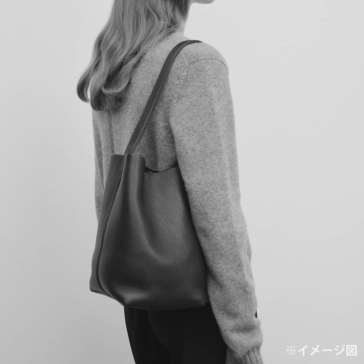 [Pre-loved] The Row tote bag Park Tote Medium N/S Ivory Grained Calfskin W1313L[LIKE NEW][Authentic]