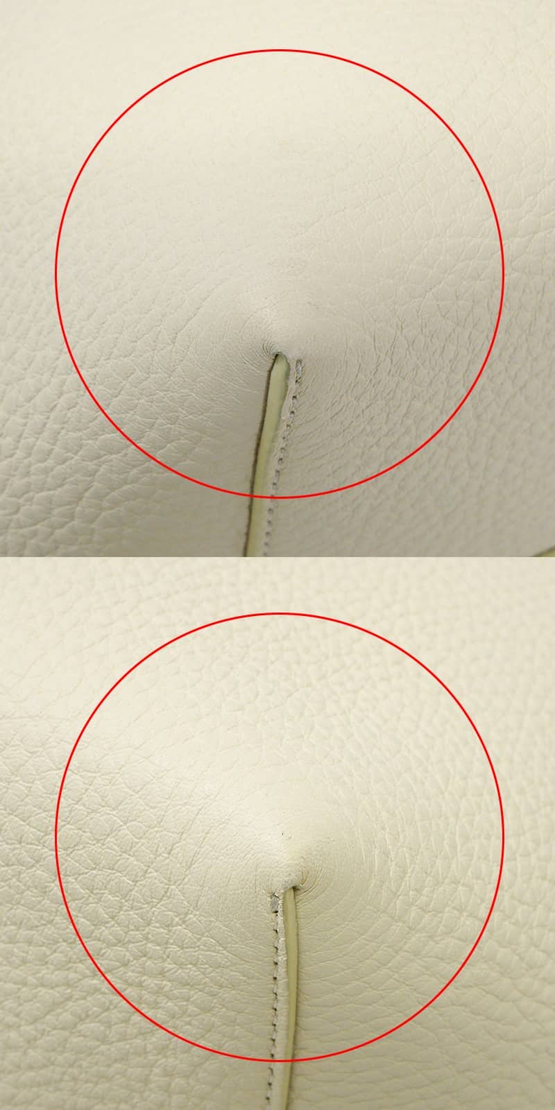 [Pre-loved] The Row tote bag Park Tote Medium N/S Ivory Grained Calfskin W1313L[LIKE NEW][Authentic]