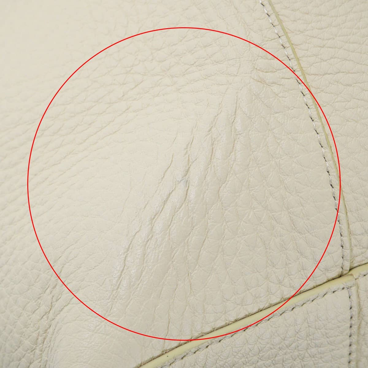 [Pre-loved] The Row tote bag Park Tote Medium N/S Ivory Grained Calfskin W1313L[LIKE NEW][Authentic]