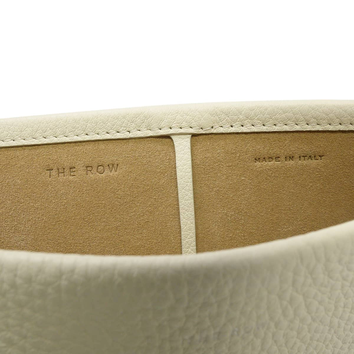 [Pre-loved] The Row tote bag Park Tote Medium N/S Ivory Grained Calfskin W1313L[LIKE NEW][Authentic]