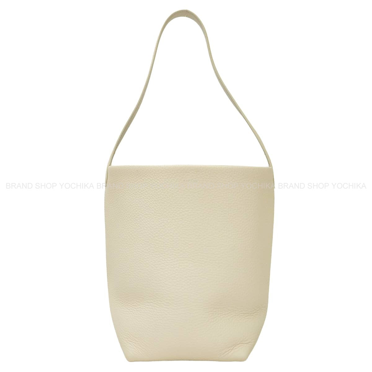 [Pre-loved] The Row tote bag Park Tote Medium N/S Ivory Grained Calfskin W1313L[LIKE NEW][Authentic]