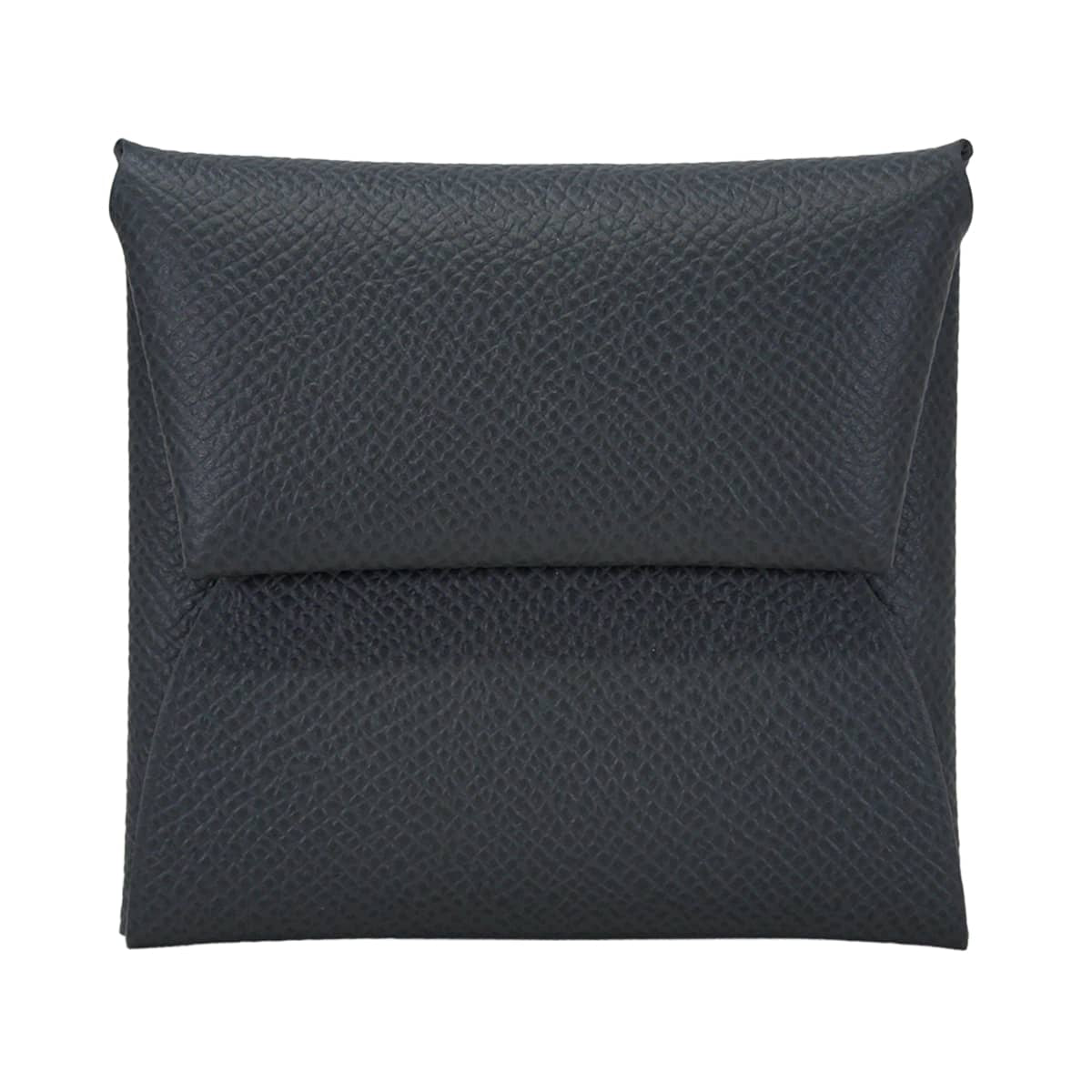 HERMES change purse Bastia Ardoise Veau Epsom Silver HW Stamp G[BRAND NEW][Authentic]