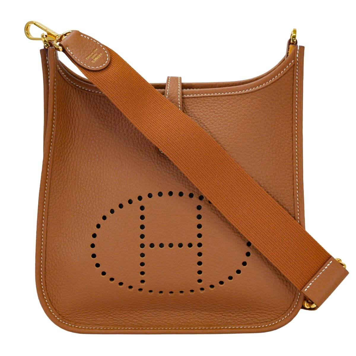HERMES Shoulder bag Evelyne 23 Gold Taurillon Clemence Gold HW Stamp G[BRAND NEW][Authentic]