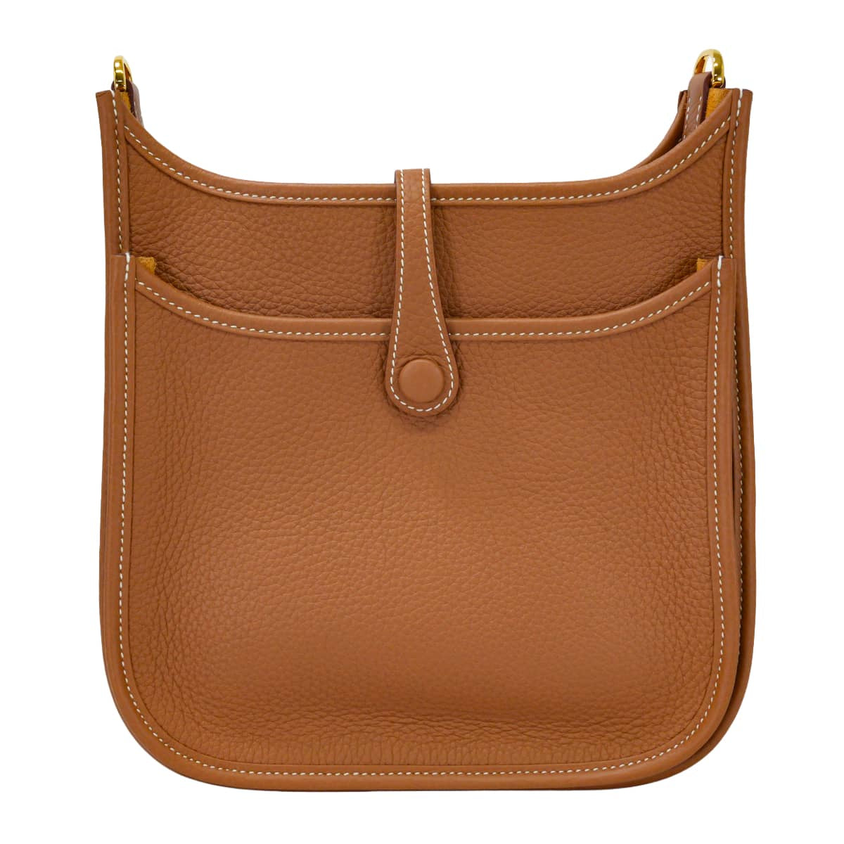 HERMES Shoulder bag Evelyne 23 Gold Taurillon Clemence Gold HW Stamp G[BRAND NEW][Authentic]