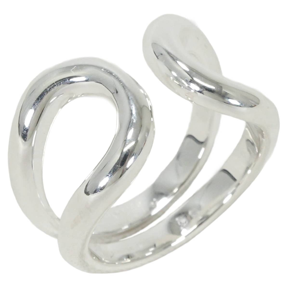 HERMES ring Lima PM Silver Silver925 (SV925 Ag925) #52[EXCELLENT][Authentic]
