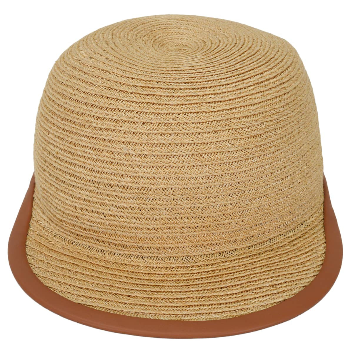 HERMES Casquette Hat Guarantee Sellier button Naturel hemp Silver HW[EXCELLENT][Authentic]