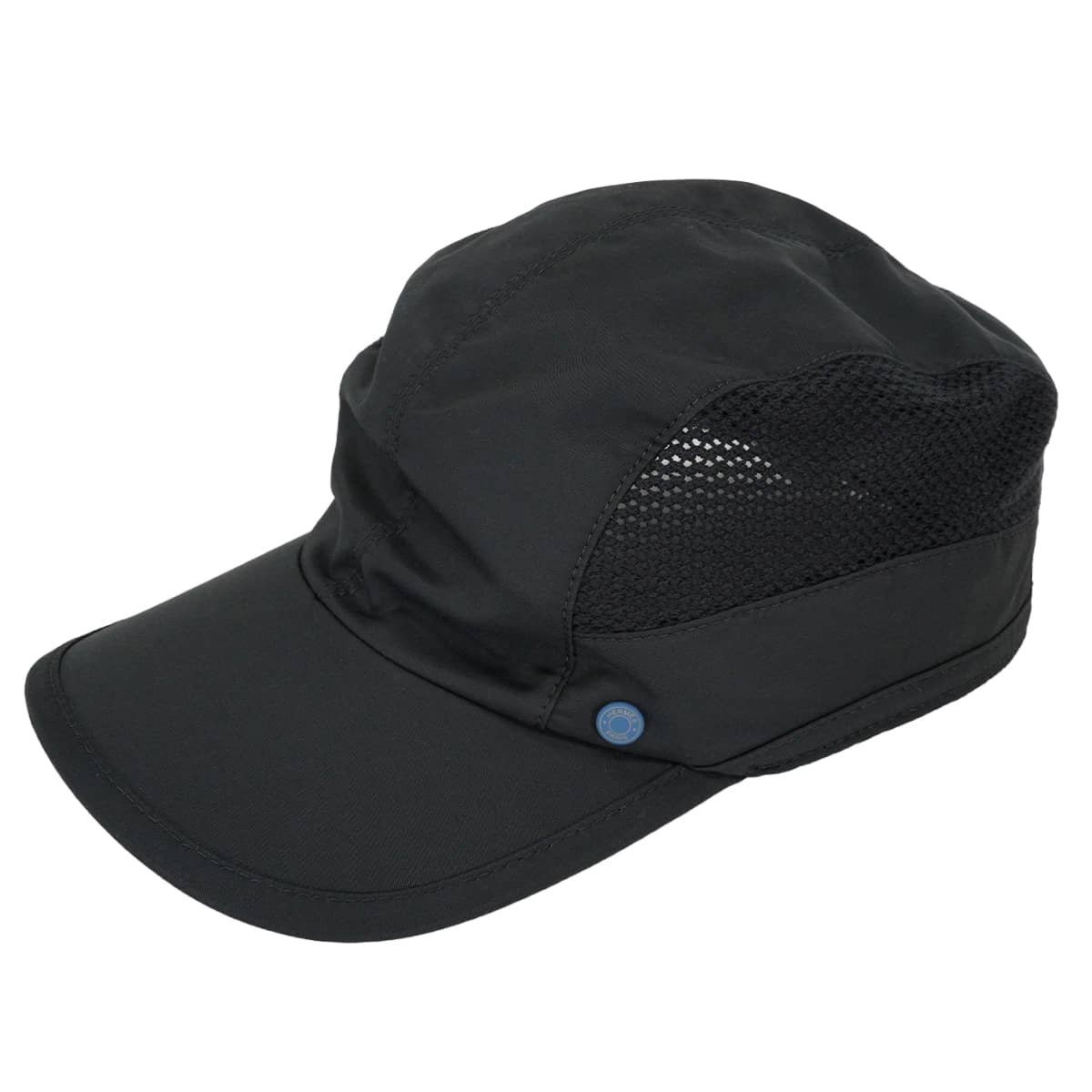 [Pre-loved] HERMES cap Hat Matisse Mountain #60 Gris Fonce Cotton/Nylon[LIKE NEW][Authentic]