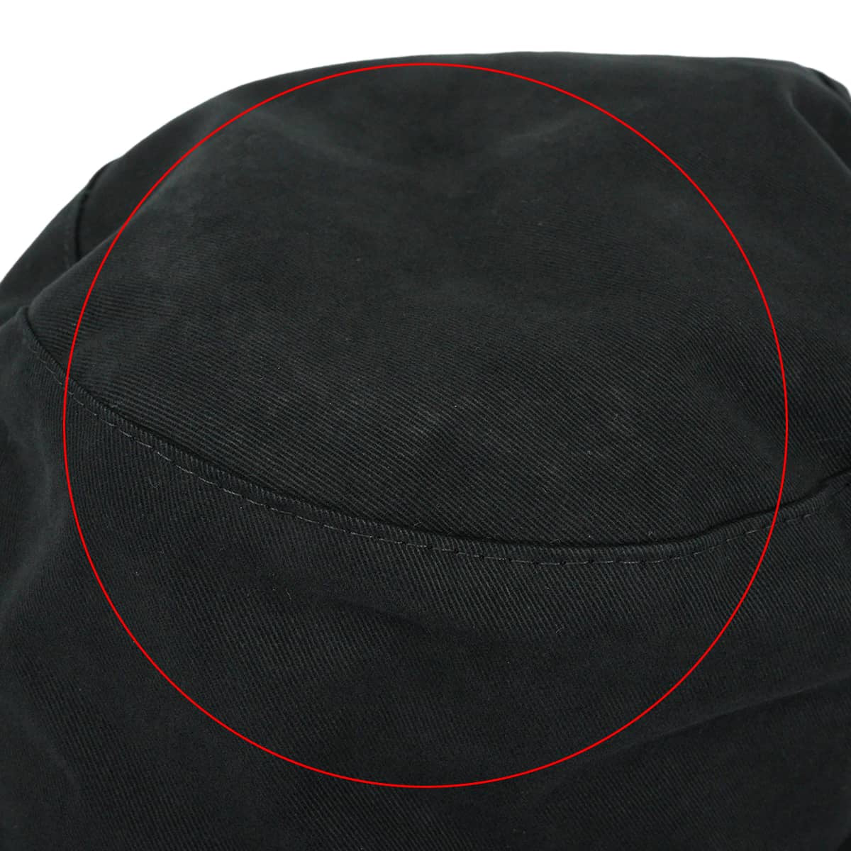 [Pre-loved] CHANEL hat Hat Coco Beach Logo #L Noir (Black) Cotton Gold HW AAB922[USED SA][Authentic]