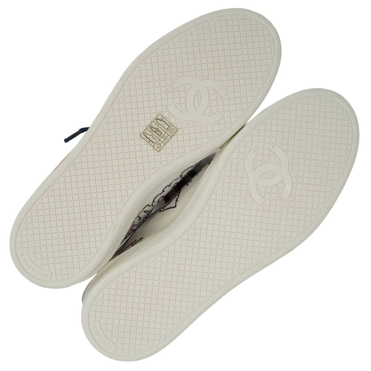 CHANEL sneakers Pharrell Williams Collaboration COCO Mark Blanc (White) Canvas ＃37 G34877[EXCELLENT][Authentic]
