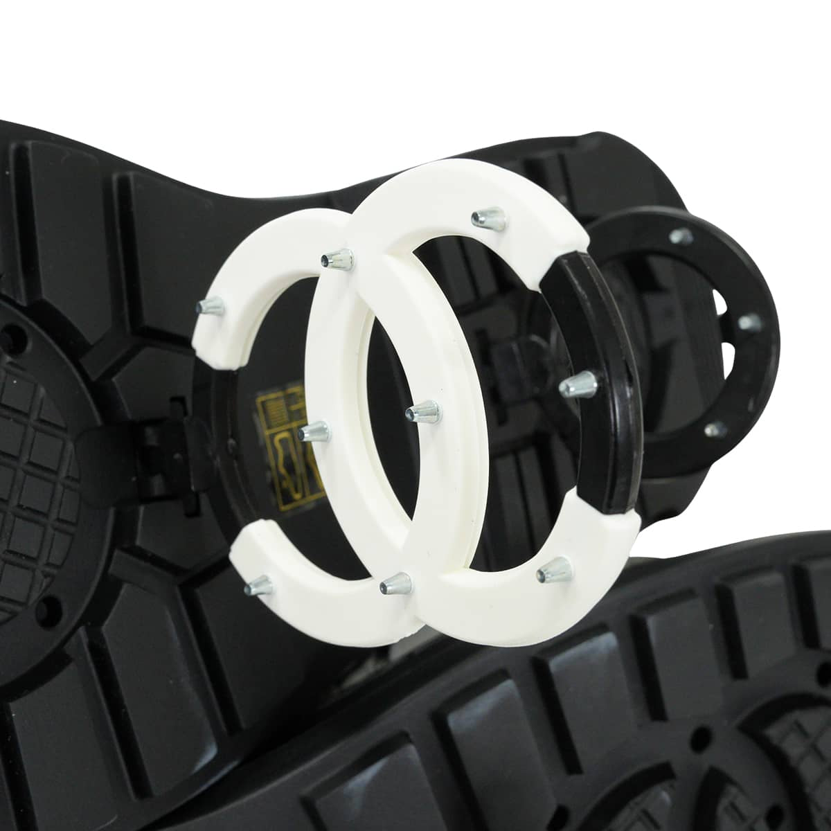 2017AW CHANEL boots Snow COCO Mark Quilting Grey/Noir (Black) Nylon #37 G33075[EXCELLENT][Authentic]