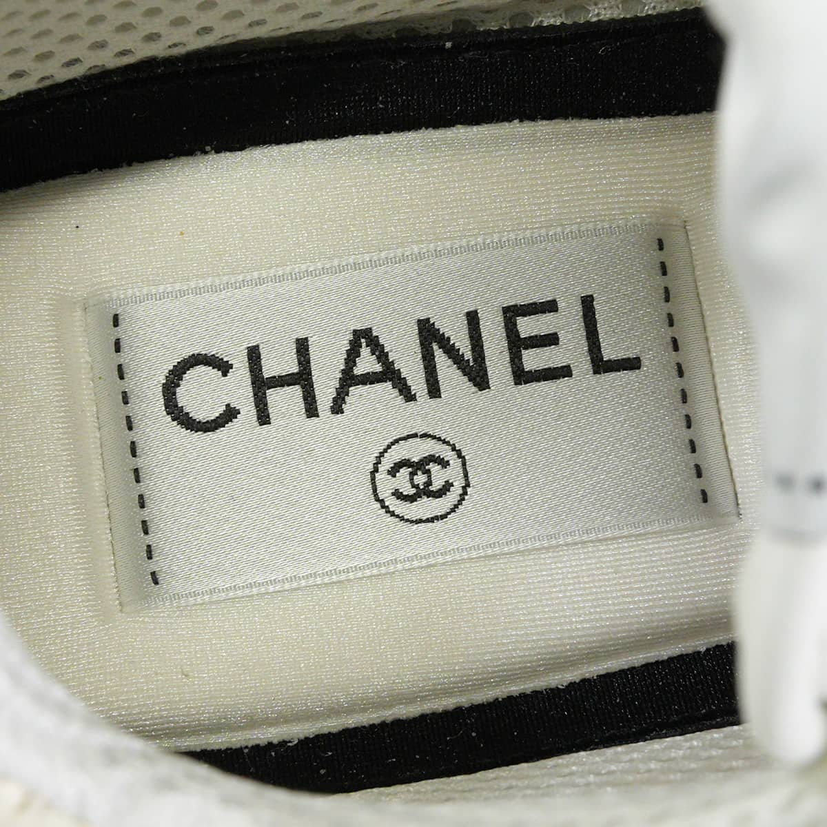 CHANEL sneakers Rhinestone COCO Mark Low-Cut Silver/Grey Strass/Suede Calf ＃37 G39800[EXCELLENT][Authentic]