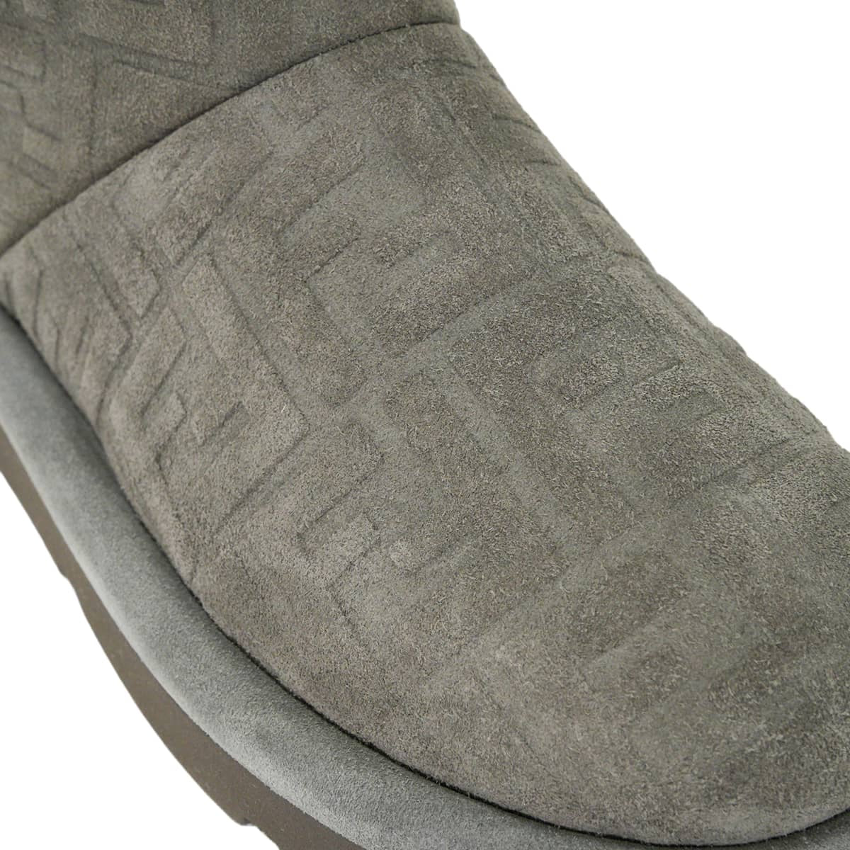 2025AW FENDI boots Uncle FF motif Apres ChicSteel/Latte Suede Shearing #37 8T8606ASA1F1TP7[EXCELLENT][Authentic]