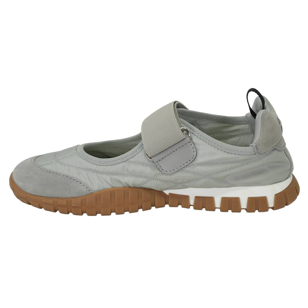 [Pre-loved] Miu Miu sneakers Tyre BallerinaCloudy Gray Technical fabric/suede #36.5 5F416E_D7C_F0424_F_005[LIKE NEW][Authentic]