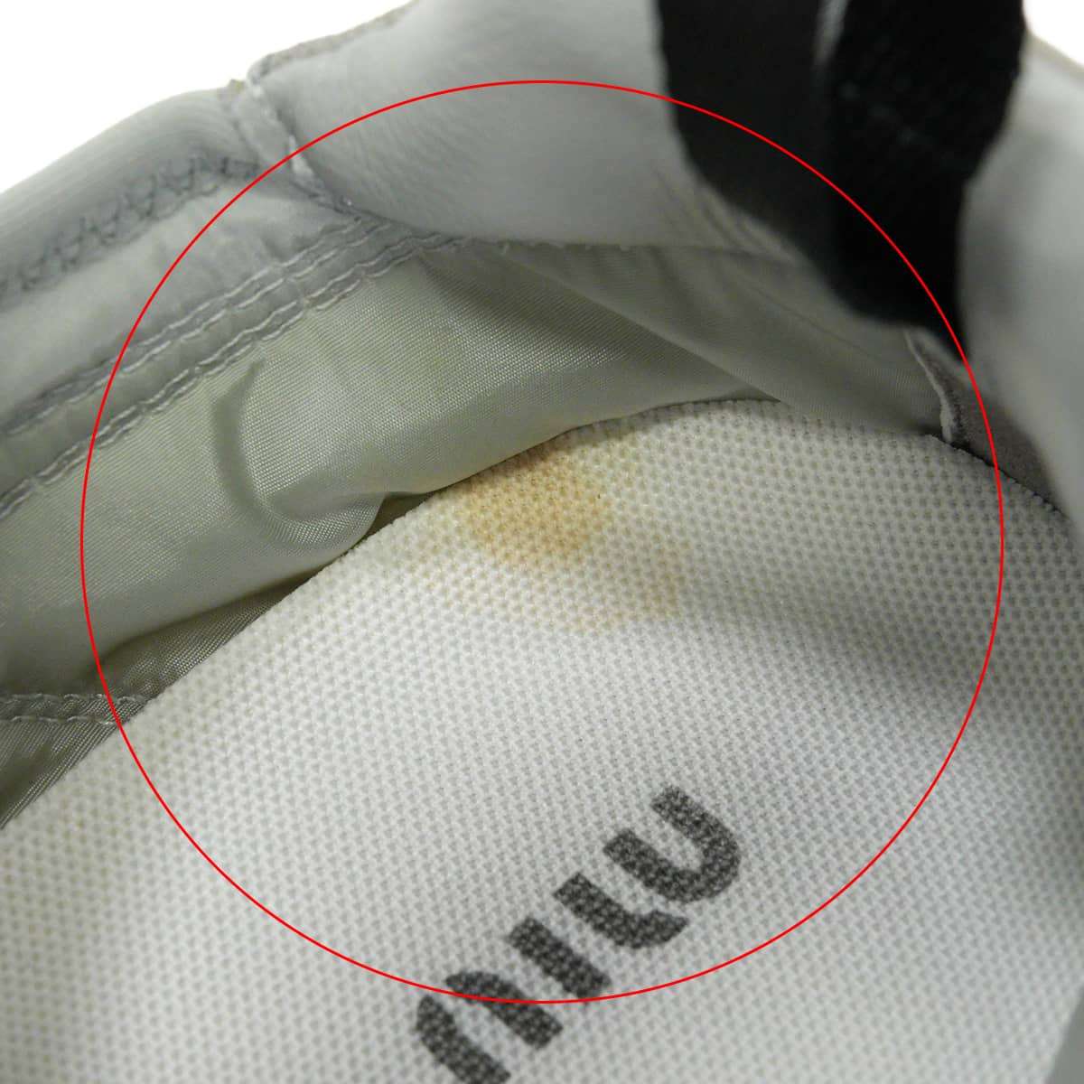 [Pre-loved] Miu Miu sneakers Tyre BallerinaCloudy Gray Technical fabric/suede #36.5 5F416E_D7C_F0424_F_005[LIKE NEW][Authentic]