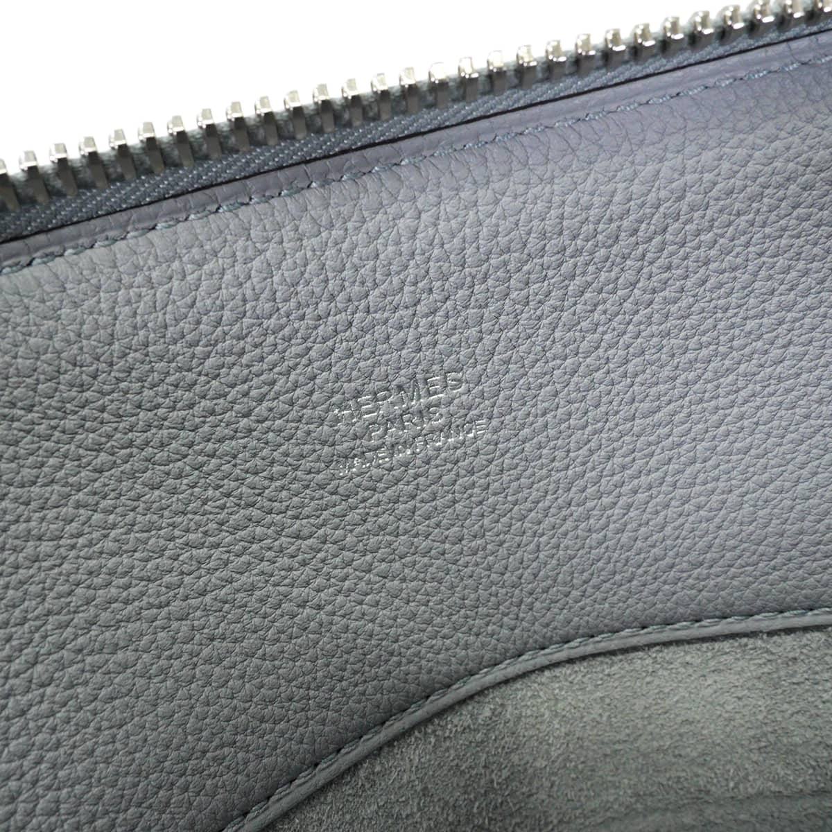 HERMES Shoulder bag Bolide Messenger Gris Pantin Veau Togo Silver HW Stamp G[BRAND NEW][Authentic]