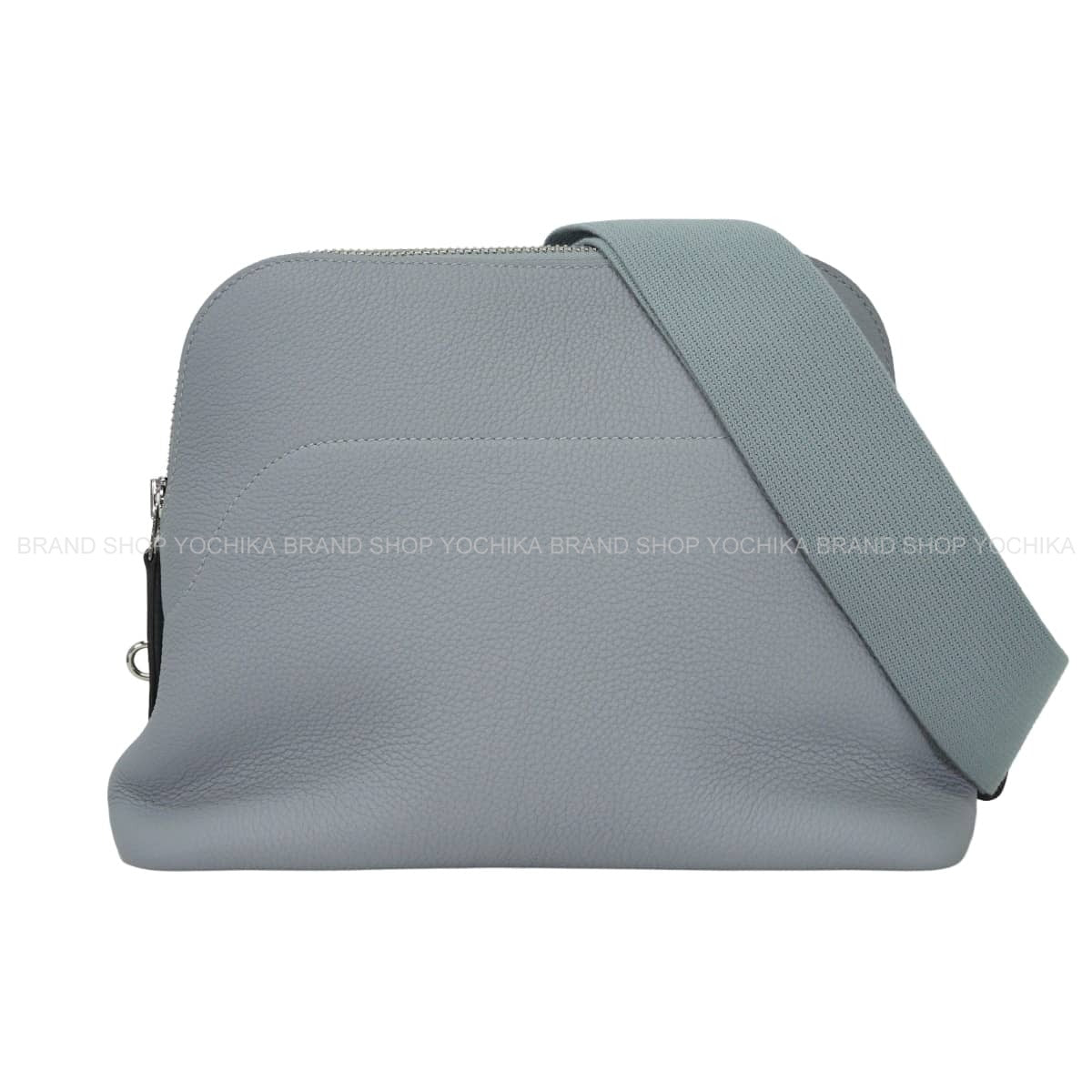 HERMES Shoulder bag Bolide Messenger Gris Pantin Veau Togo Silver HW Stamp G[BRAND NEW][Authentic]