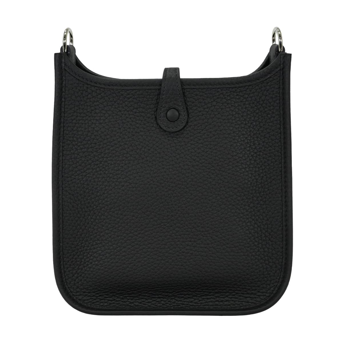 HERMES Shoulder bag Evelyne 16 TPM Noir (Black) Taurillon Clemence Silver HW Stamp K[EXCELLENT][Authentic]