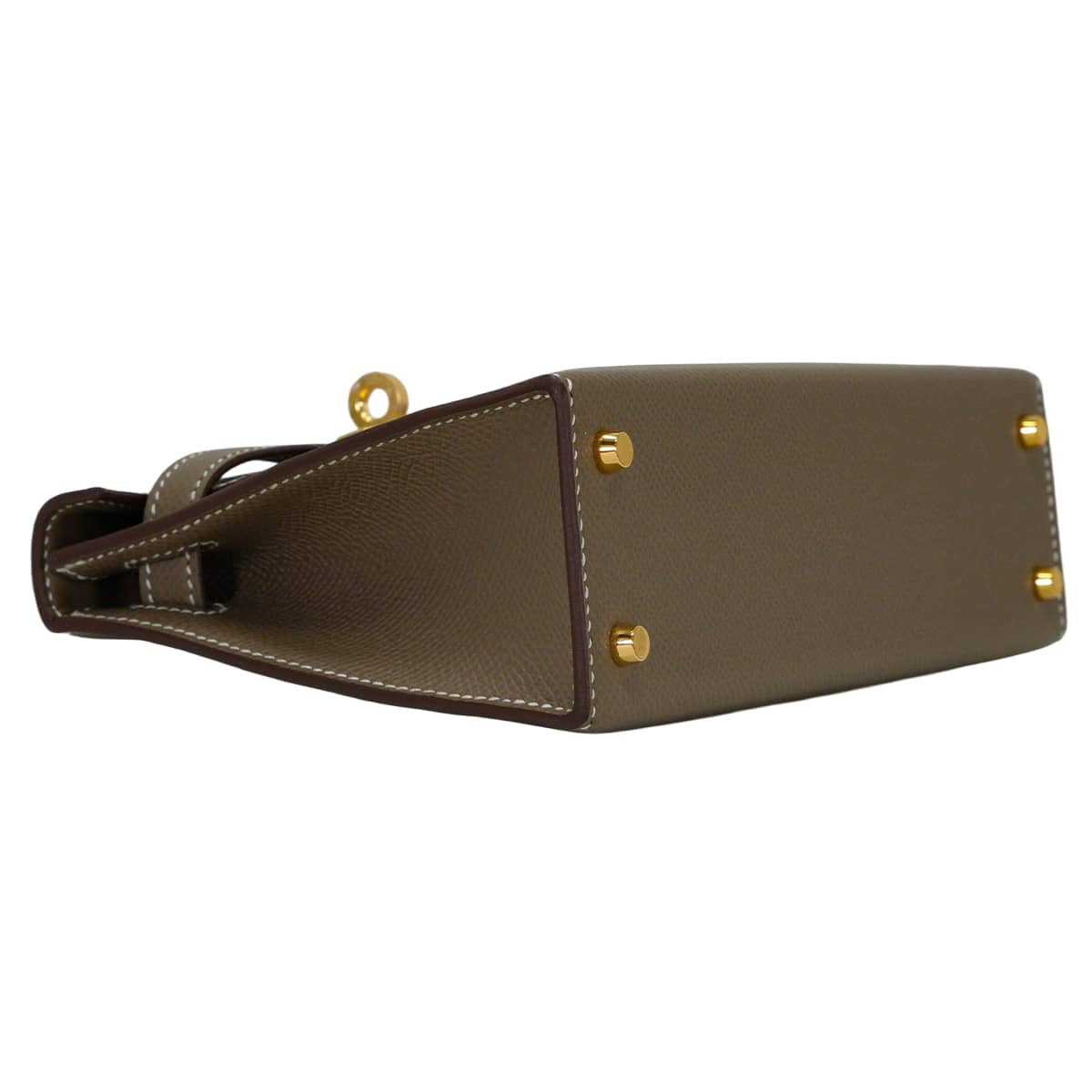 HERMES Shoulder bag Kelly mini 2 Kelly20 Etoupe Veau Epsom Gold HW Stamp G[BRAND NEW][Authentic]