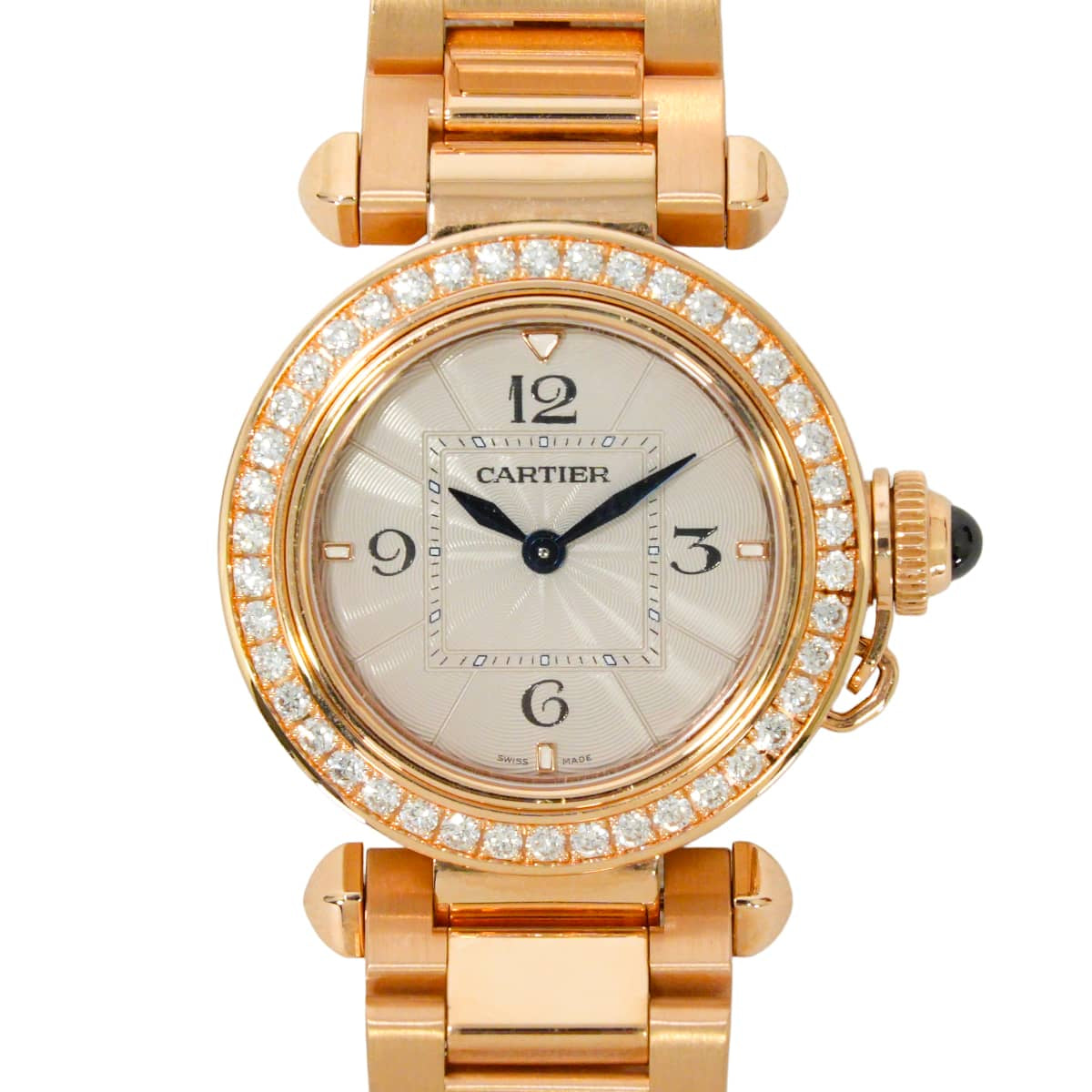 [Pre-loved] CARTIER Watches Pasha de CartierPink gold K18PG/Diamond WJPA0018[LIKE NEW][Authentic]
