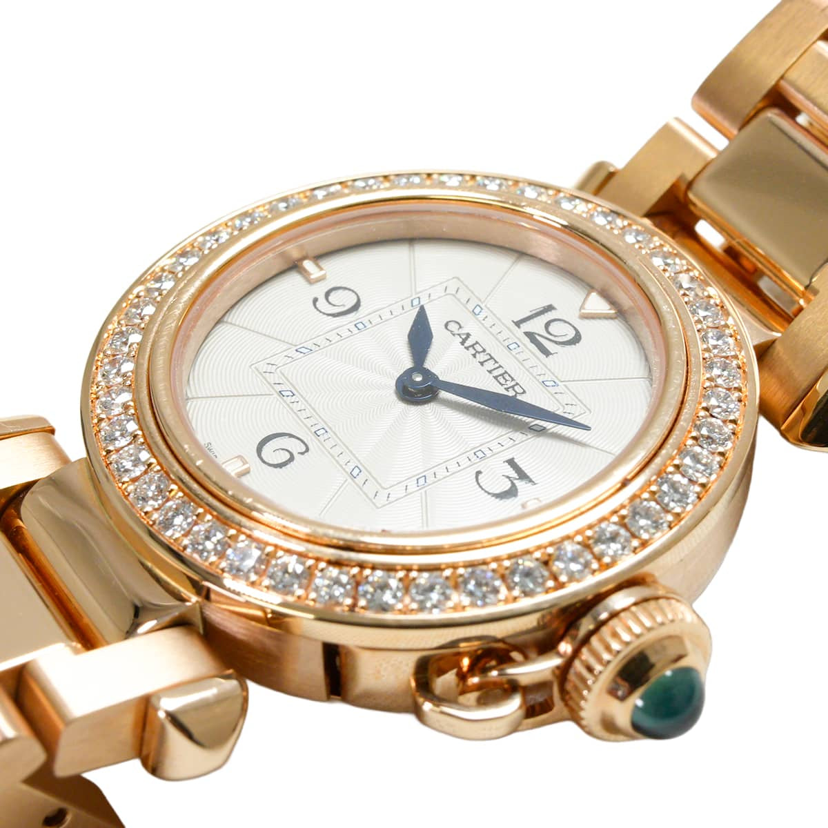 [Pre-loved] CARTIER Watches Pasha de CartierPink gold K18PG/Diamond WJPA0018[LIKE NEW][Authentic]