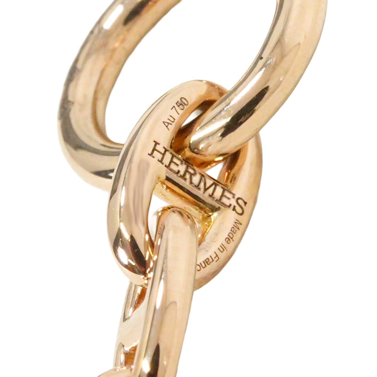 HERMES necklace Chaine d'Ancre TPM 62 LinksPink gold K18PG Rose Gold HW[BRAND NEW][Authentic]