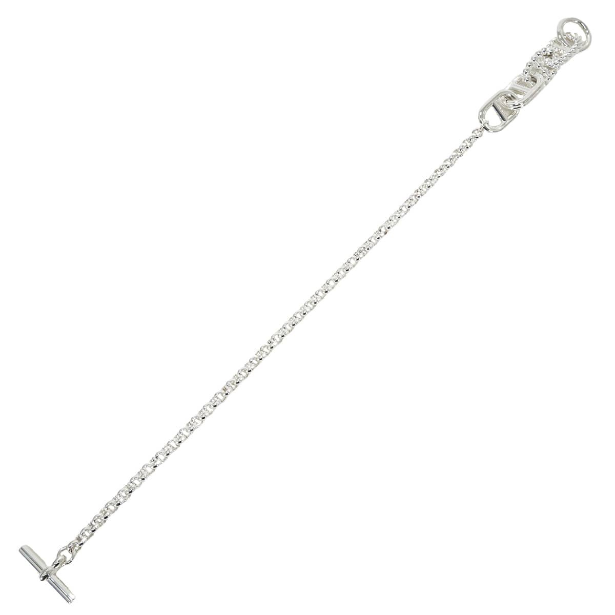 HERMES necklace Area 2 GM 44 Silver Silver925 (SV925 Ag925)[BRAND NEW][Authentic]