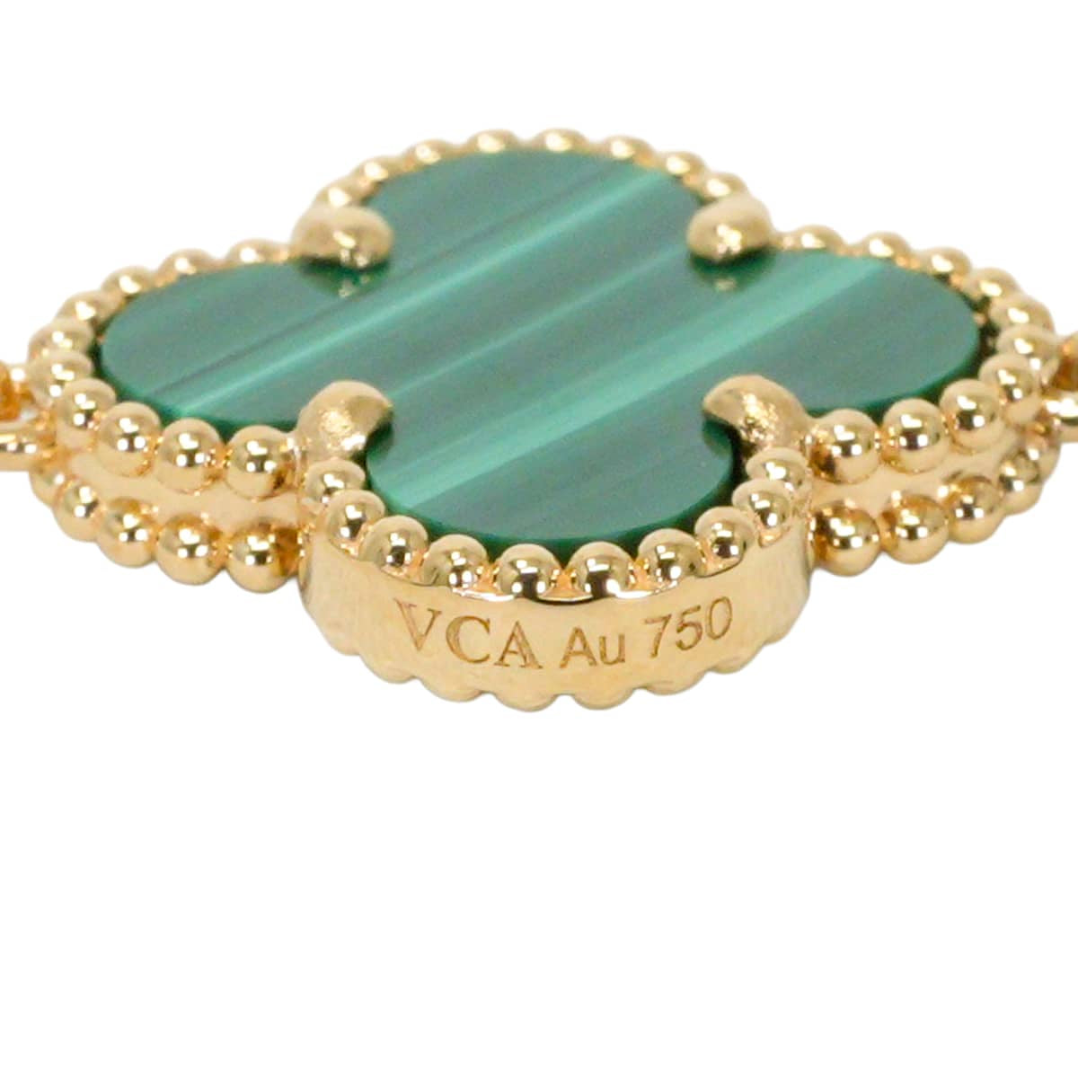 Van Cleef & Arpels bracelet Vintage Alhambra 5 motifs Malachite K18YG VCARL80900[BRAND NEW][Authentic]