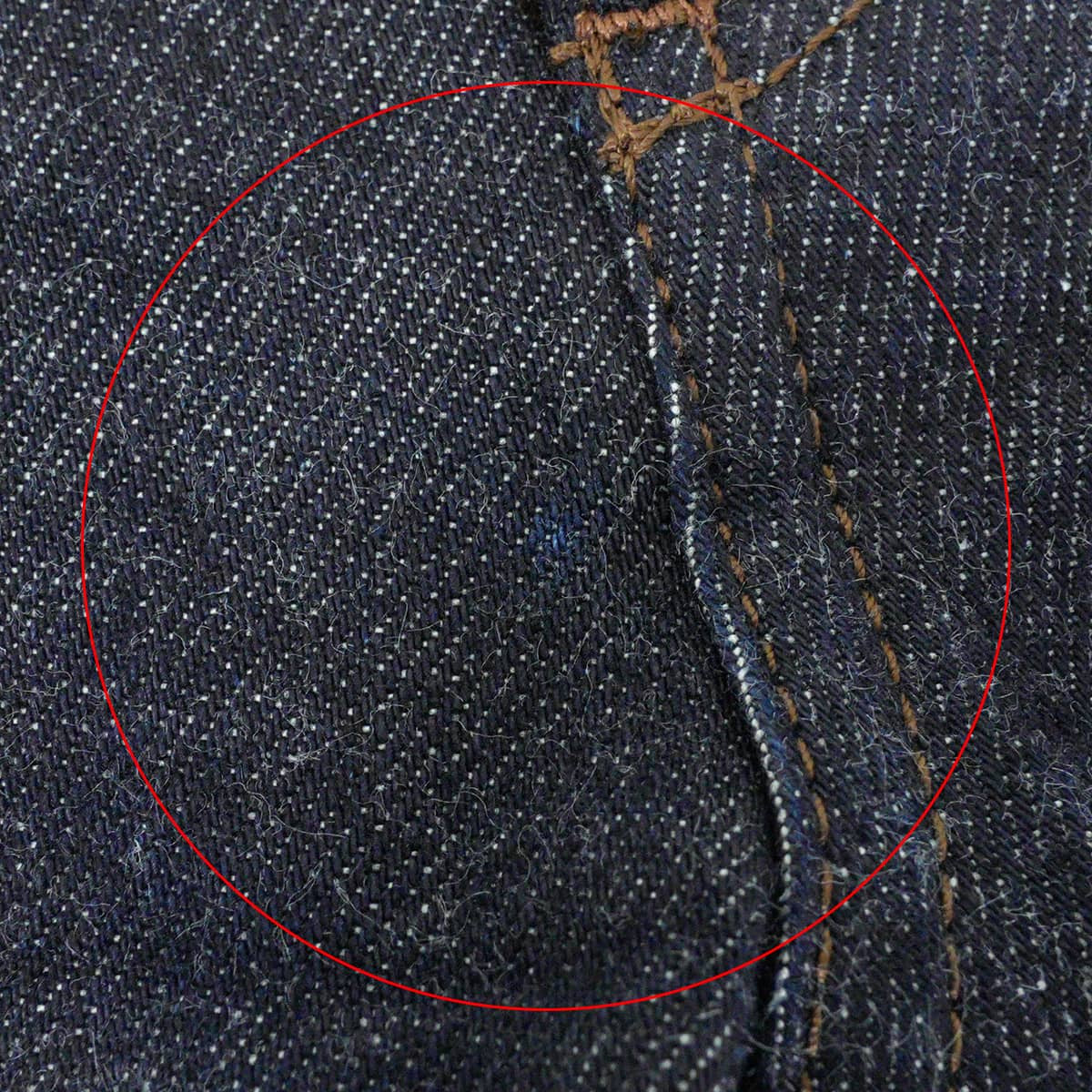 [Pre-loved] HERMES Denim Pants Tapered jeans with Sellier buttons and leather patchIndigo Blue Cotton /leather #44[LIKE NEW][Authentic]