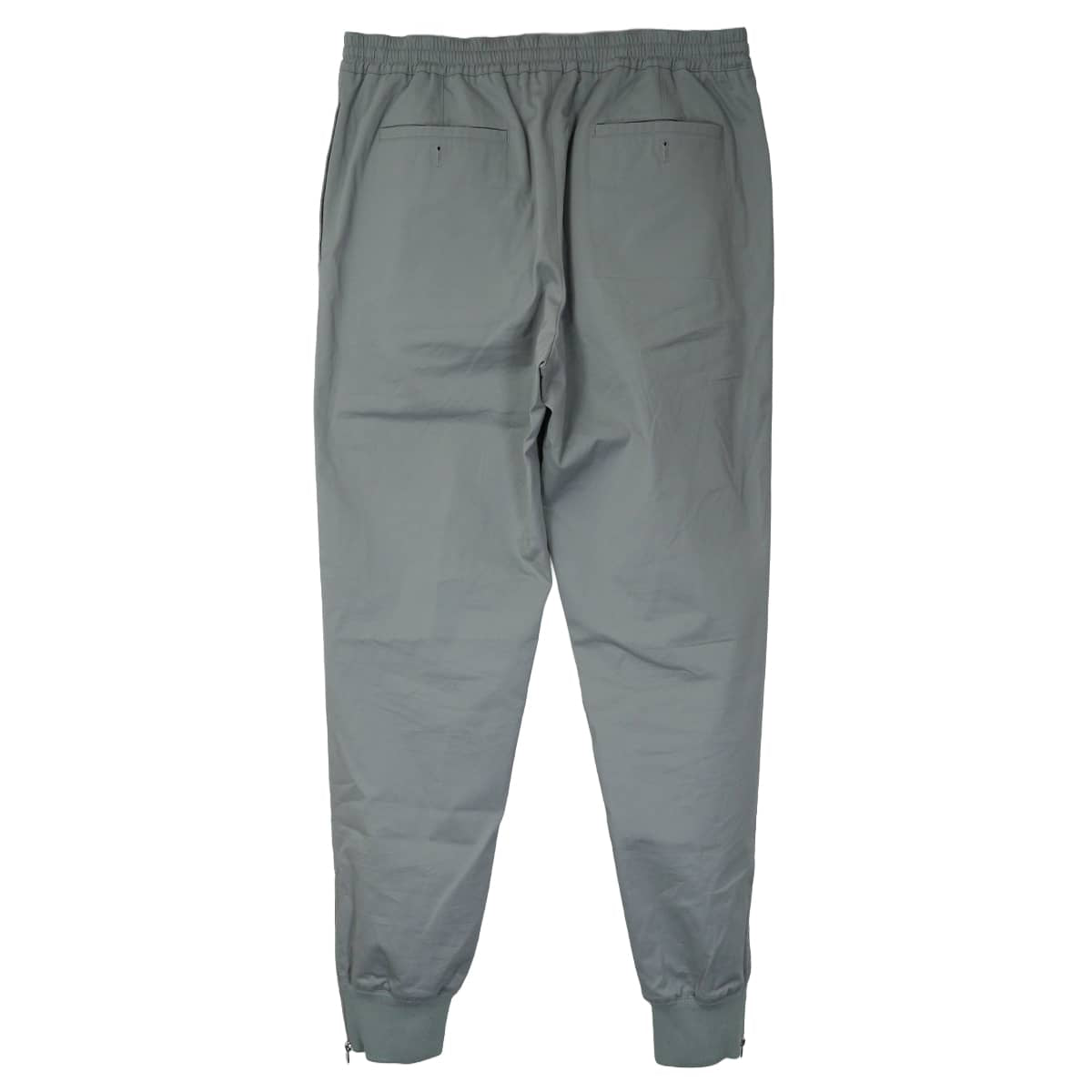 [Pre-loved] HERMES Pants Men's Cotton Sweat with Drawstring and Side ZipLight gray Cotton/Polyurethane #42 Silver HW[USED SA][Authentic]