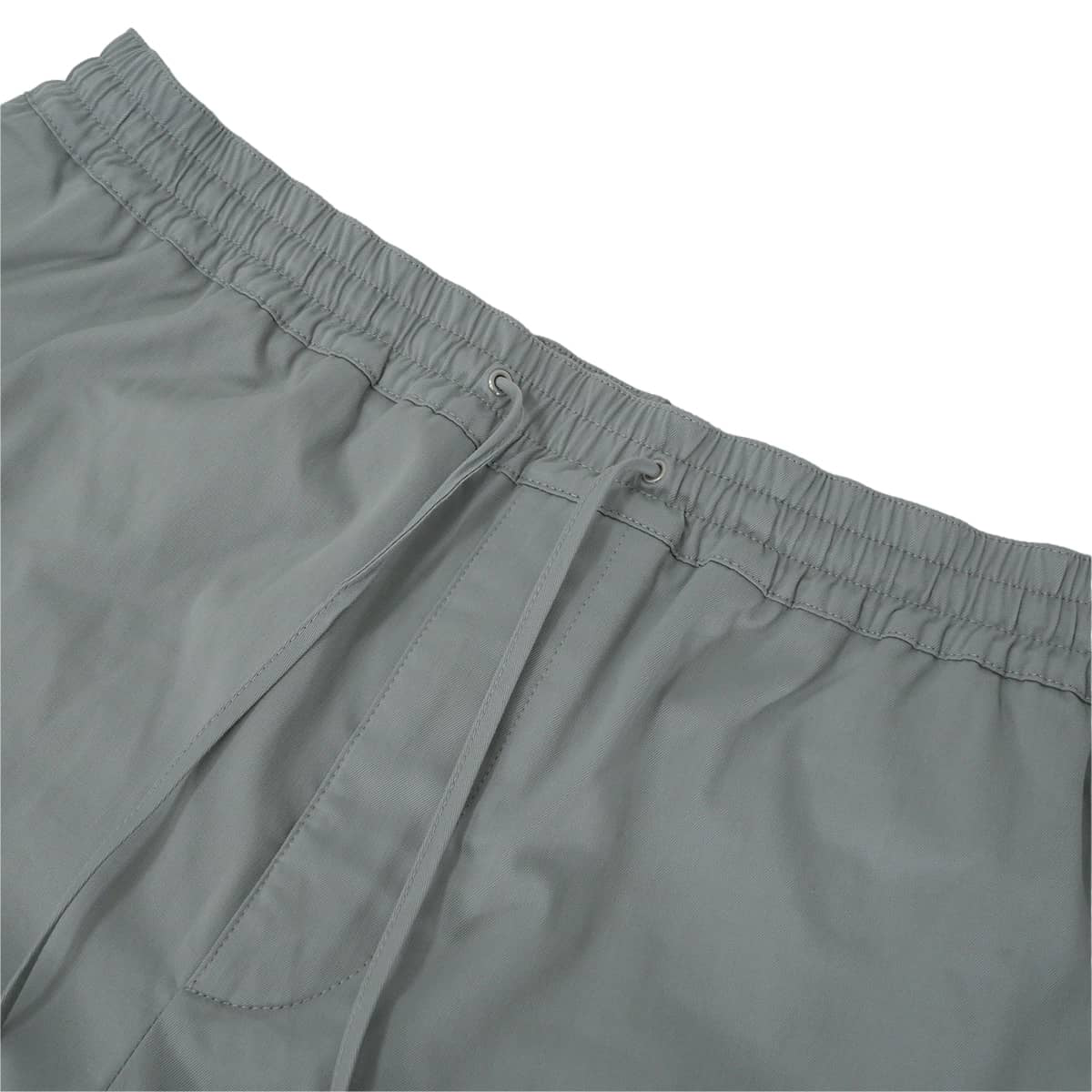 [Pre-loved] HERMES Pants Men's Cotton Sweat with Drawstring and Side ZipLight gray Cotton/Polyurethane #42 Silver HW[USED SA][Authentic]