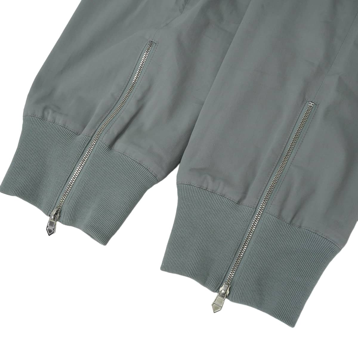[Pre-loved] HERMES Pants Men's Cotton Sweat with Drawstring and Side ZipLight gray Cotton/Polyurethane #42 Silver HW[USED SA][Authentic]