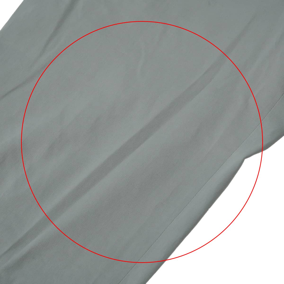 [Pre-loved] HERMES Pants Men's Cotton Sweat with Drawstring and Side ZipLight gray Cotton/Polyurethane #42 Silver HW[USED SA][Authentic]