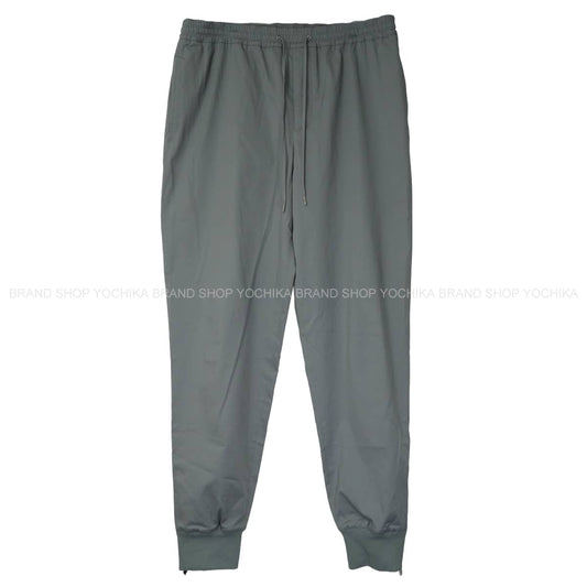 [Pre-loved] HERMES Pants Men's Cotton Sweat with Drawstring and Side ZipLight gray Cotton/Polyurethane #42 Silver HW[USED SA][Authentic]