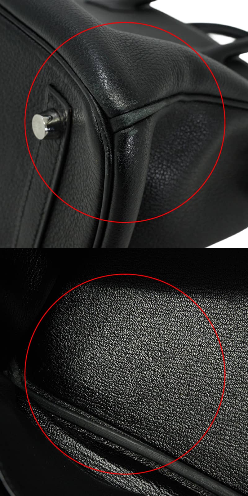 [Pre-loved] HERMES Handbag Birkin30 Noir (Black) Taurillon Novillo Silver HW Stamp A[USED A][Authentic]