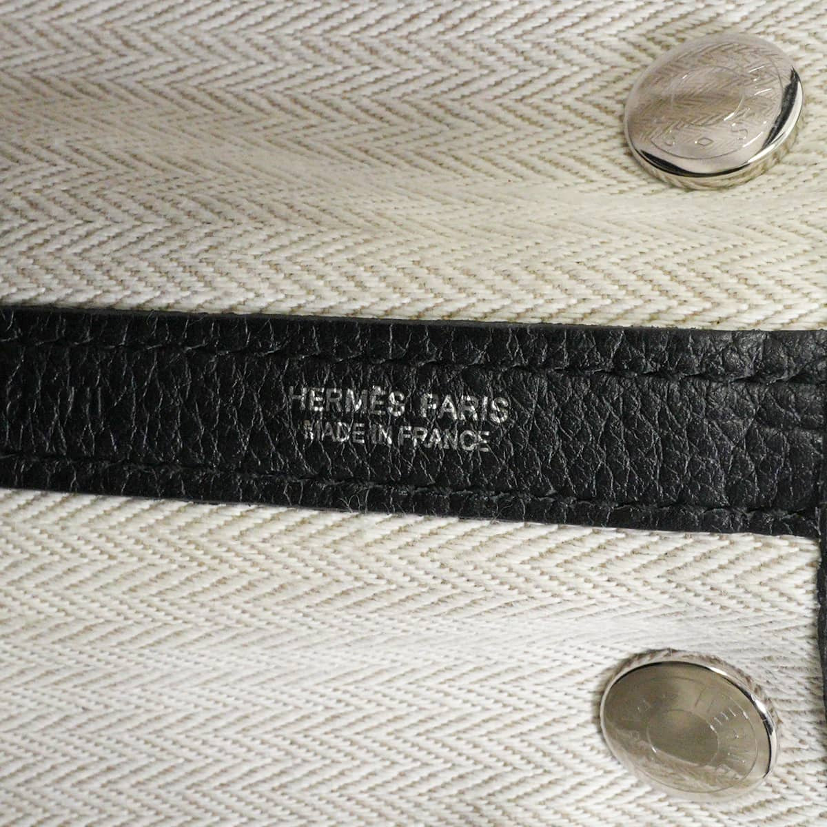 [Pre-loved] HERMES tote bag Garden Party 30 TPM All Leather Noir (Black) Veau Negonda Silver HW Stamp Y[LIKE NEW][Authentic]