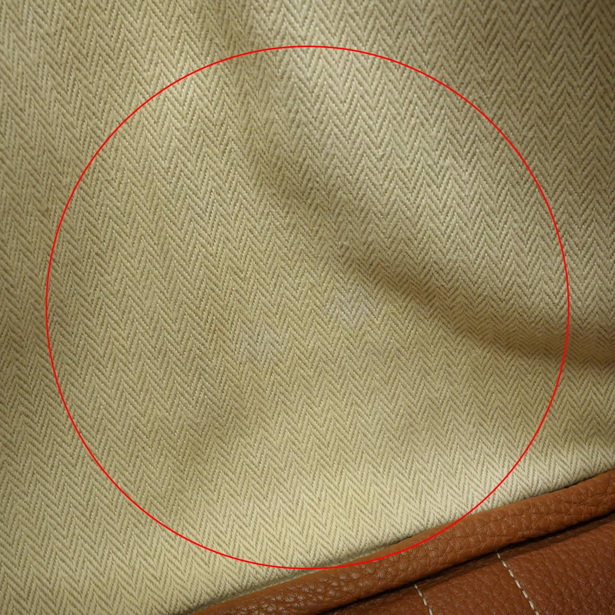 [Pre-loved] HERMES tote bag Garden Party 30 TPM All Leather Gold Veau Negonda Silver HW Stamp T[USED A][Authentic]
