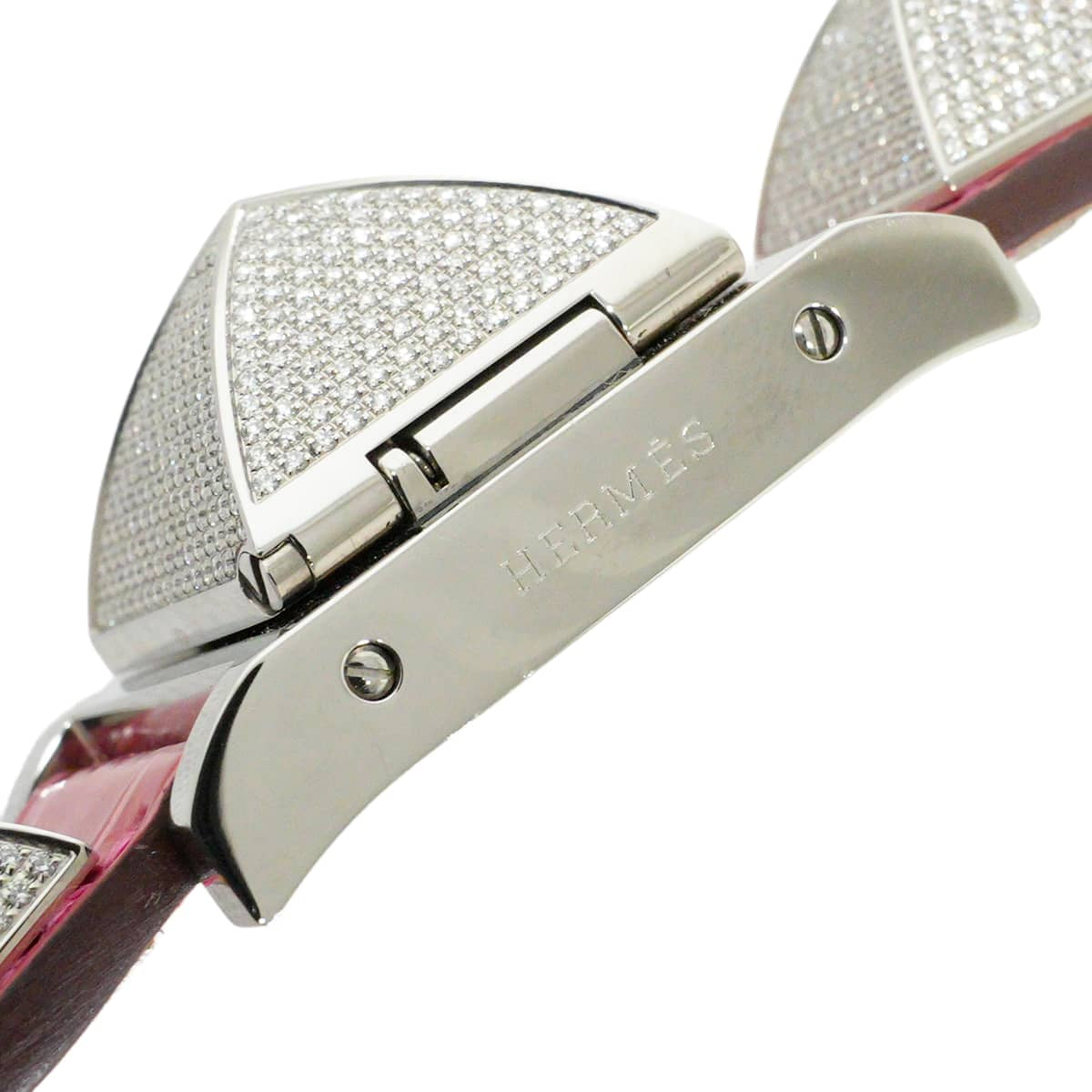 HERMES Watches Medor ME3.230 23mm PM Rose Tyrien Silver HW Stamp □R[EXCELLENT][Authentic]