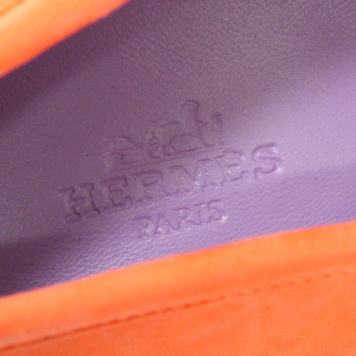 HERMES loafers Moccasin RoyalRose Sorbet Chevre Velour/Lacquer #38.5[BRAND NEW][Authentic]