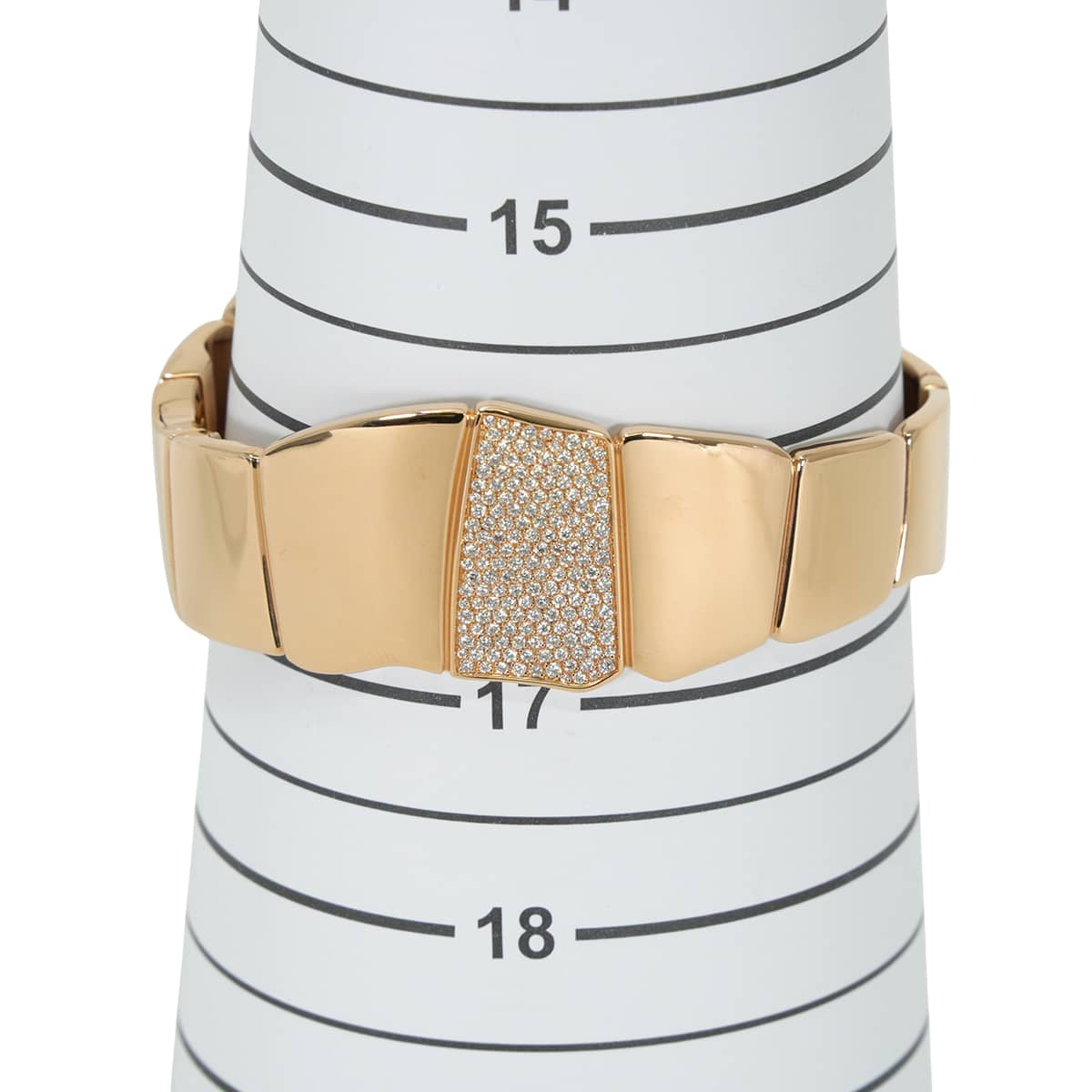[Pre-loved] HERMES bracelet Niloticus #LG Gold K18 Diamond 1.01ct Gold HW[LIKE NEW][Authentic]