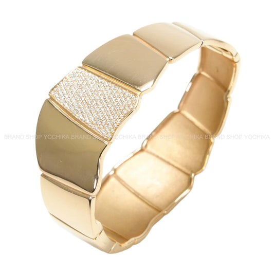 [Pre-loved] HERMES bracelet Niloticus #LG Gold K18 Diamond 1.01ct Gold HW[LIKE NEW][Authentic]